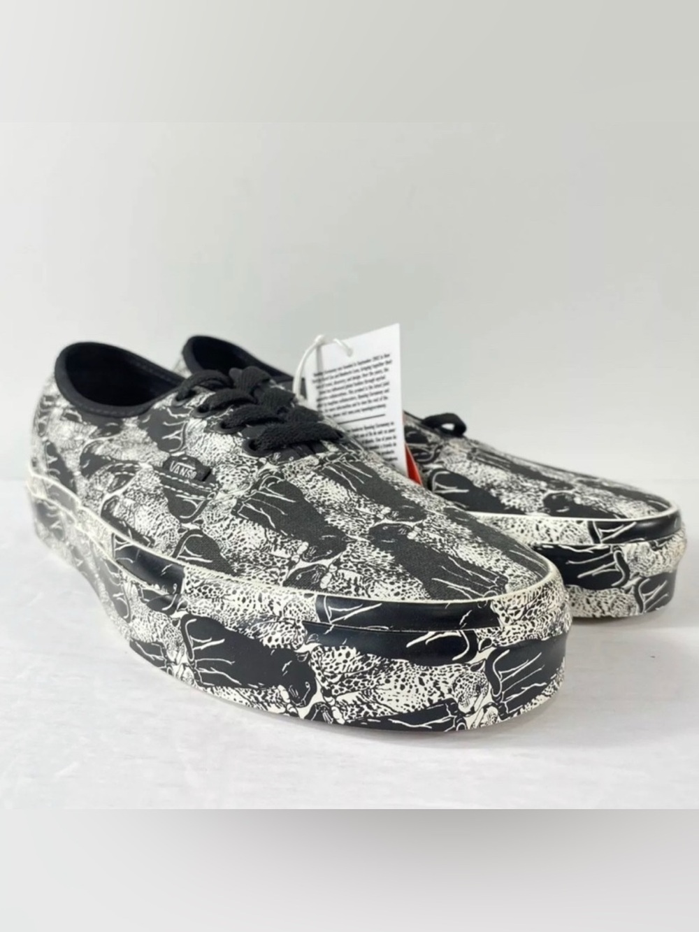 Vans x Opening Ceremony Authentic Black Leopard Sneakers